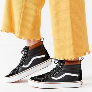 Vans Sk8-Hi MTE Leather Sneaker W 5/M 3.5 Black